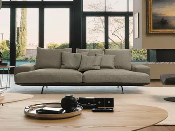 PLATZ SOFT - 3 seater fabric sofa by Désirée divani - view 2